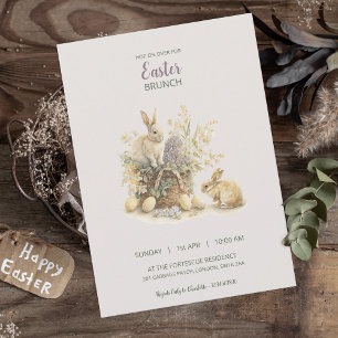 Osterbrunch Sonnige Einladung