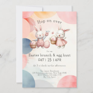 Osterbrunch und Eierjagd Einladung