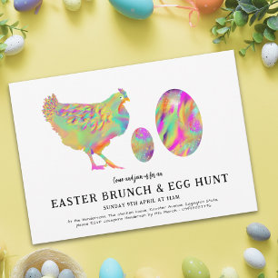 Osterbrunch und Eierjagd Wasserfarben Budget