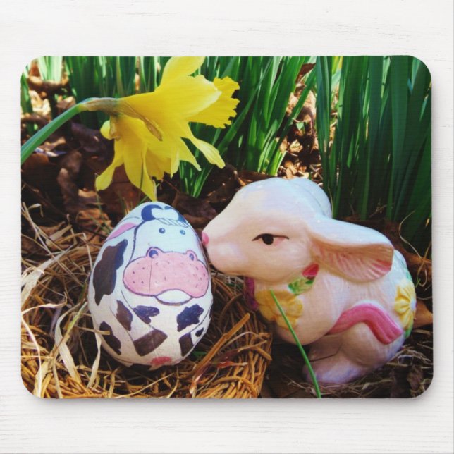 Osterbrunneneier Mousepad (Vorne)