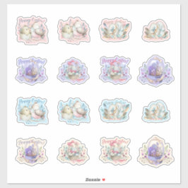 Osterbrünner Vogelkörbe Eier Niedlich Aufkleber