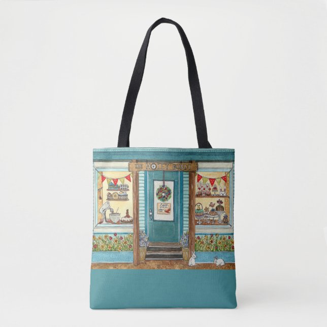 Osterbundt Cake Shop Farbenspiel Tasche (Vorderseite)