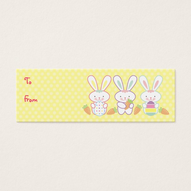 Osterbunnies-Geschenktags (Vorderseite)