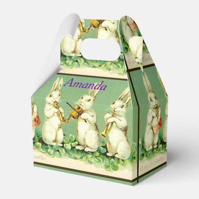 OsterBunnies Musik-Liebesbox Geschenkschachtel (Vorderseite)