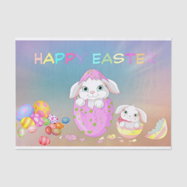 OsterBunnies Tissue Seidenpapier (Vorderseite)