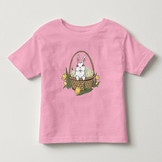 Osterbunny Baby Shirt Baby Osterteppich Shirt (Vorderseite)