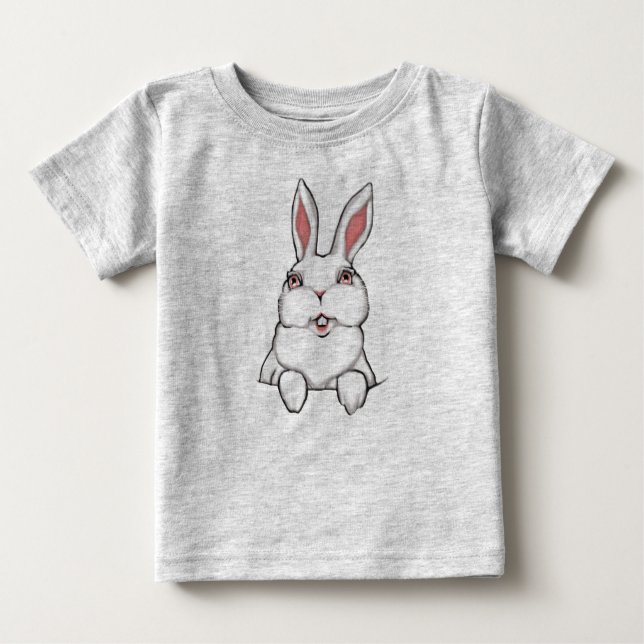 Osterbunny Baby T-Shirt Bio Baby Osterfest Strampl (Vorderseite)