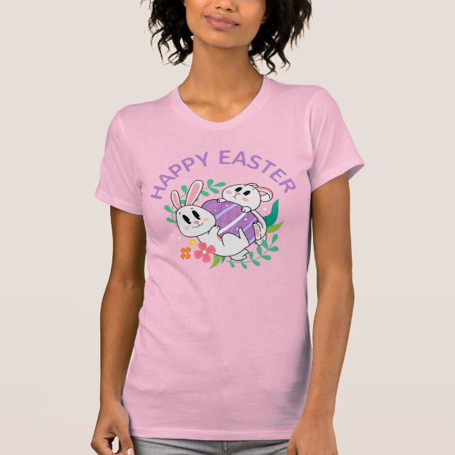 Osterbunny Egg Hug T-Shirt (Vorderseite)