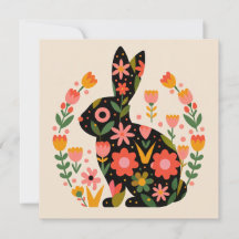 Osterbunny Floral Motif