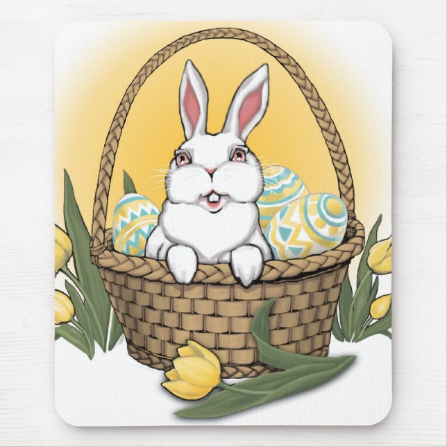 Osterbunny Mousepad Festliche Osterdekoren (Vorne)