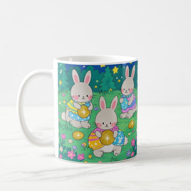 Osterbüsen mit Ostereiern Kaffeetasse (Links)