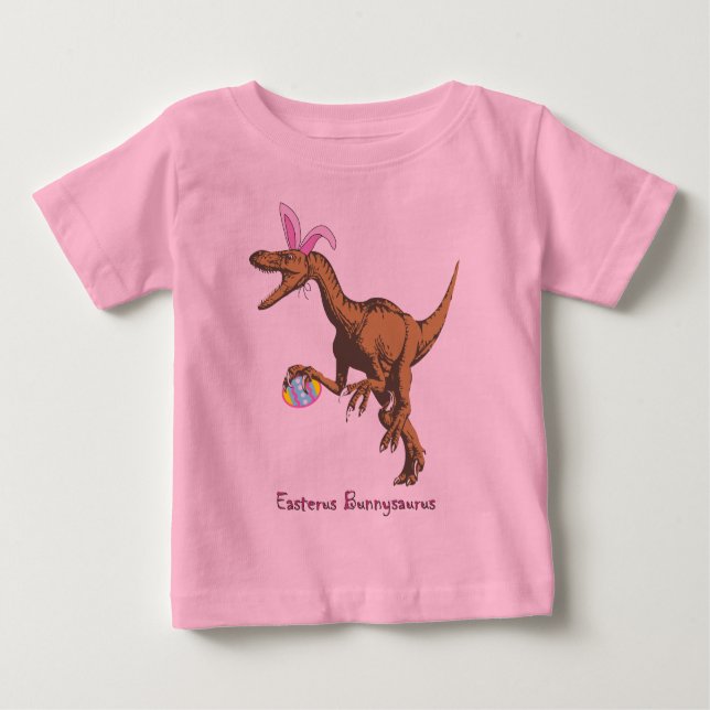 Osterdinosaurier Baby T-shirt (Vorderseite)