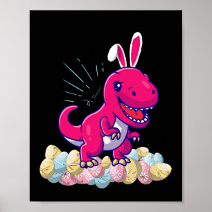 Osterdinosaurier T rex Jungen Mädchen Kinder Gesch Poster
