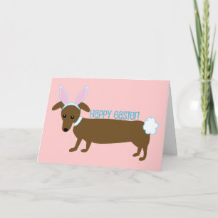 Osterdoggie Feiertagskarte