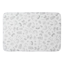 Osterdoodle Kiddie Muster Badematte