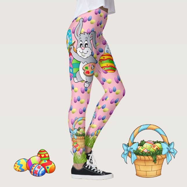 OSTERE Leggings Bunny Egg Yoga Pants Girls (Von Creator hochgeladen)