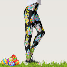 OSTERE Leggings Bunny Egg Yoga Pants Girls