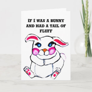 OSTERE, WENN ICH EINE BUNNY-Karte WAR Karte