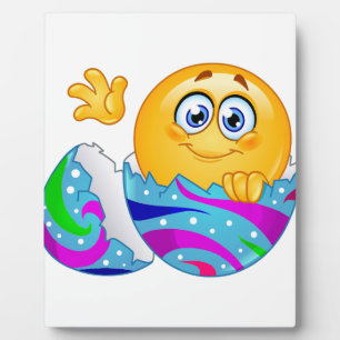 Osterei Emoji Fotoplatte