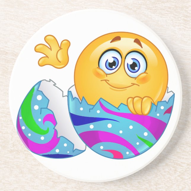 Osterei Emoji Untersetzer (Vorne)