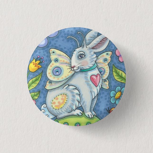 OSTEREI-FAIRE, FRÜHSTÜCK, BUNNY-SCHALTFLÄCHE BUTTON (Vorderseite)