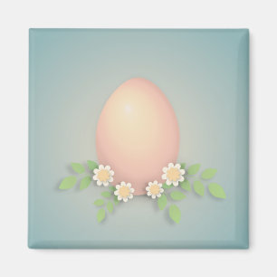 Osterei, Gänseeier und Graspastel Magnet