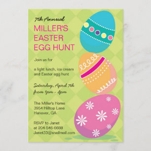 Osterei-Jagd-Party Einladungen