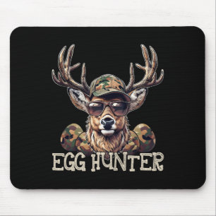 Osterei-Jäger-Hirsch-Bock-Tarnkappe Hirschjagd Ost Mousepad
