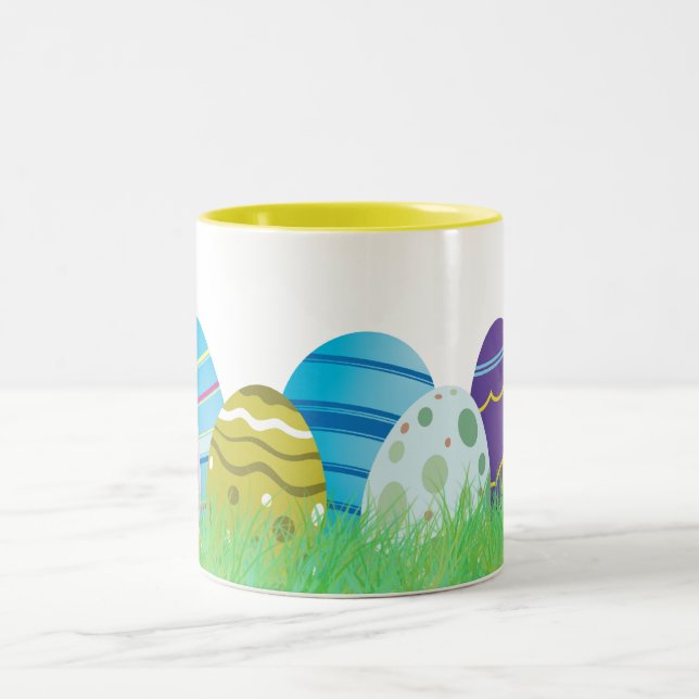 Osterei-Tasse Zweifarbige Tasse (Mittel)