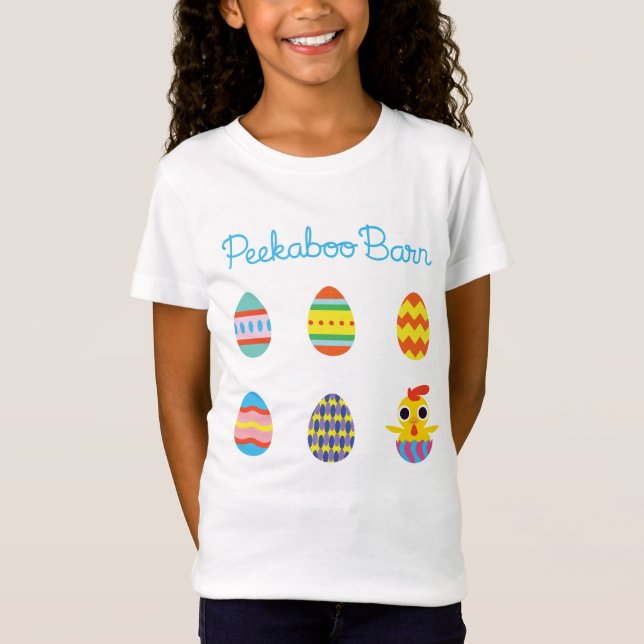 Ostereier 2 Peekaboo-Scheunen-Ostern | T-Shirt (Vorderseite)