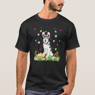 Ostereier Alaskan Malamute Dog Ostern Sonntag 1 T-Shirt