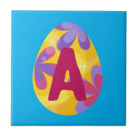 Ostereier Alphabet Letter A Name Initialteam