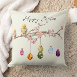 Ostereier Baby Chicks Happy Oaster Kissen