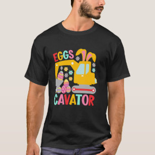 Ostereier Bagger Osterhase Baggern Lustiger Hase B T-Shirt