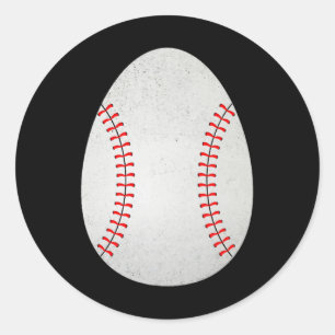 Ostereier Baseball Osterkids Boys Runder Aufkleber