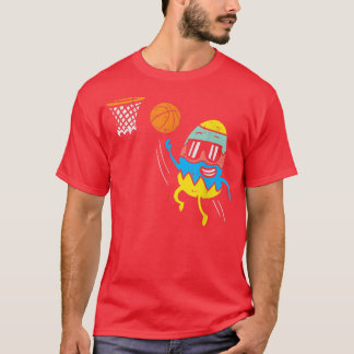 Ostereier Basketball Niedliche Sportler Männer Jun T-Shirt