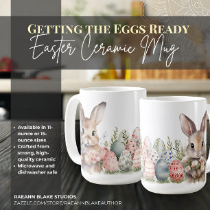 Ostereier bereit Oster Keramik Tasse