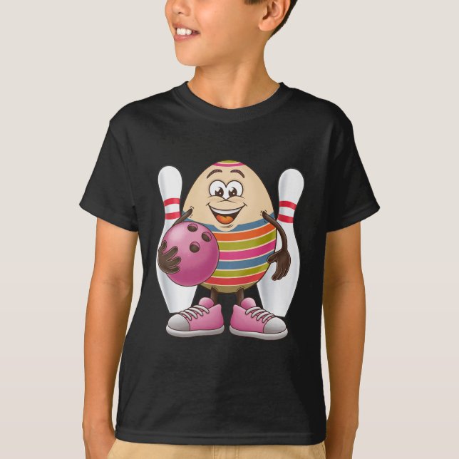 Ostereier Bowling-Team L T-Shirt (Vorderseite)