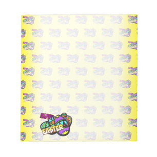 Ostereier Cartoon Notepad Notizblock