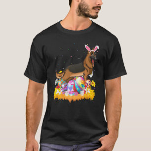 Ostereier Deutscher Schäferhund Ostern Sonntag T-Shirt
