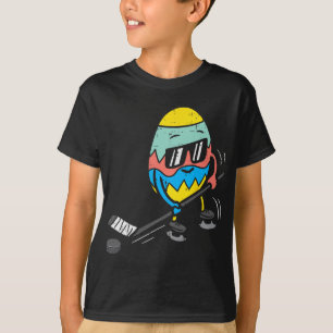 Ostereier Eishockey Niedlichen Sportler Männer Jun T-Shirt