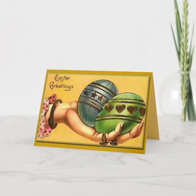 Ostereier Feiertagskarte (Vorderseite)