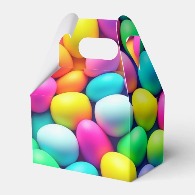 Ostereier/Frühling in hellen Farben Geschenkschachtel (Vorderseite)