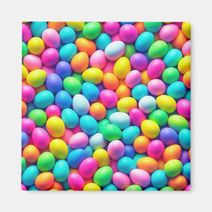 Ostereier/Frühling in hellen Farben Magnet