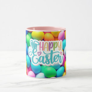 Ostereier/Frühling in hellen Farben Tasse