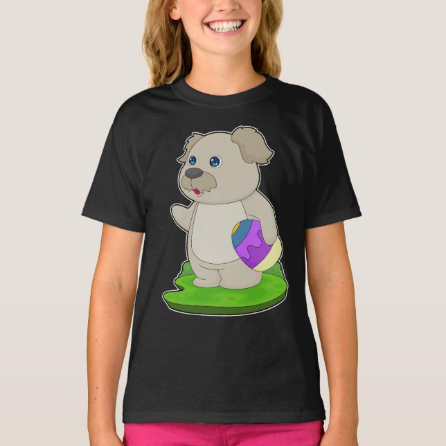 Ostereier für Hunde T-Shirt (Vorderseite)