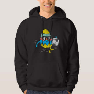 Ostereier Fußball Niedlich Fußball Sportler Männer Hoodie
