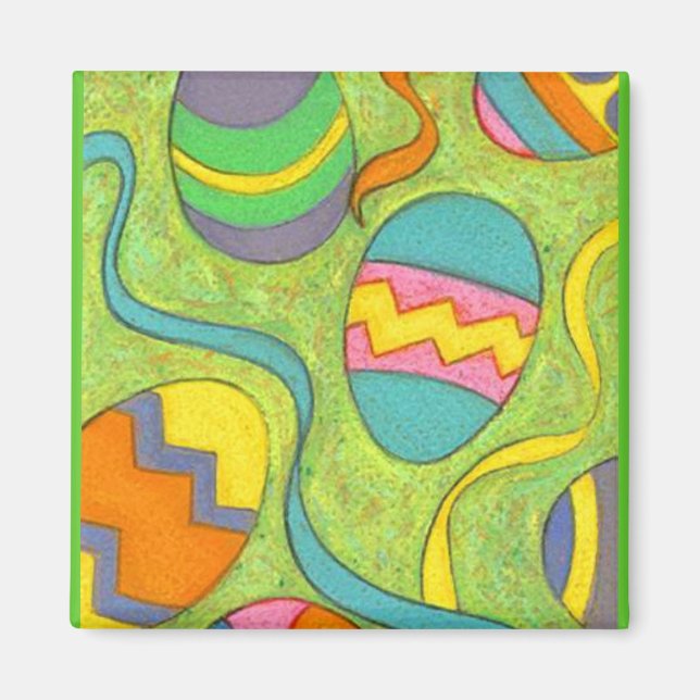 Ostereier Galore Magnet (Vorne)