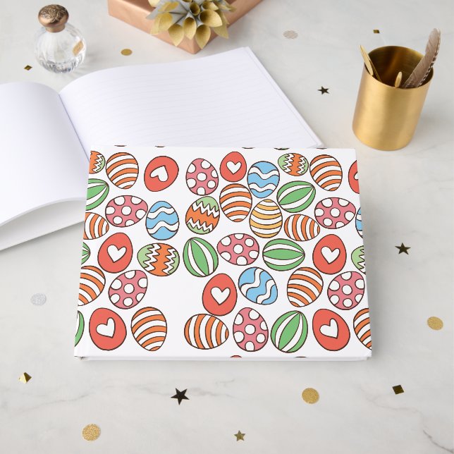 Ostereier Gästebuch (Vorderseite Offen)