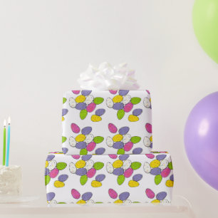 Ostereier, gekrempelt, Leckereien aus Milchbonbons Geschenkpapier